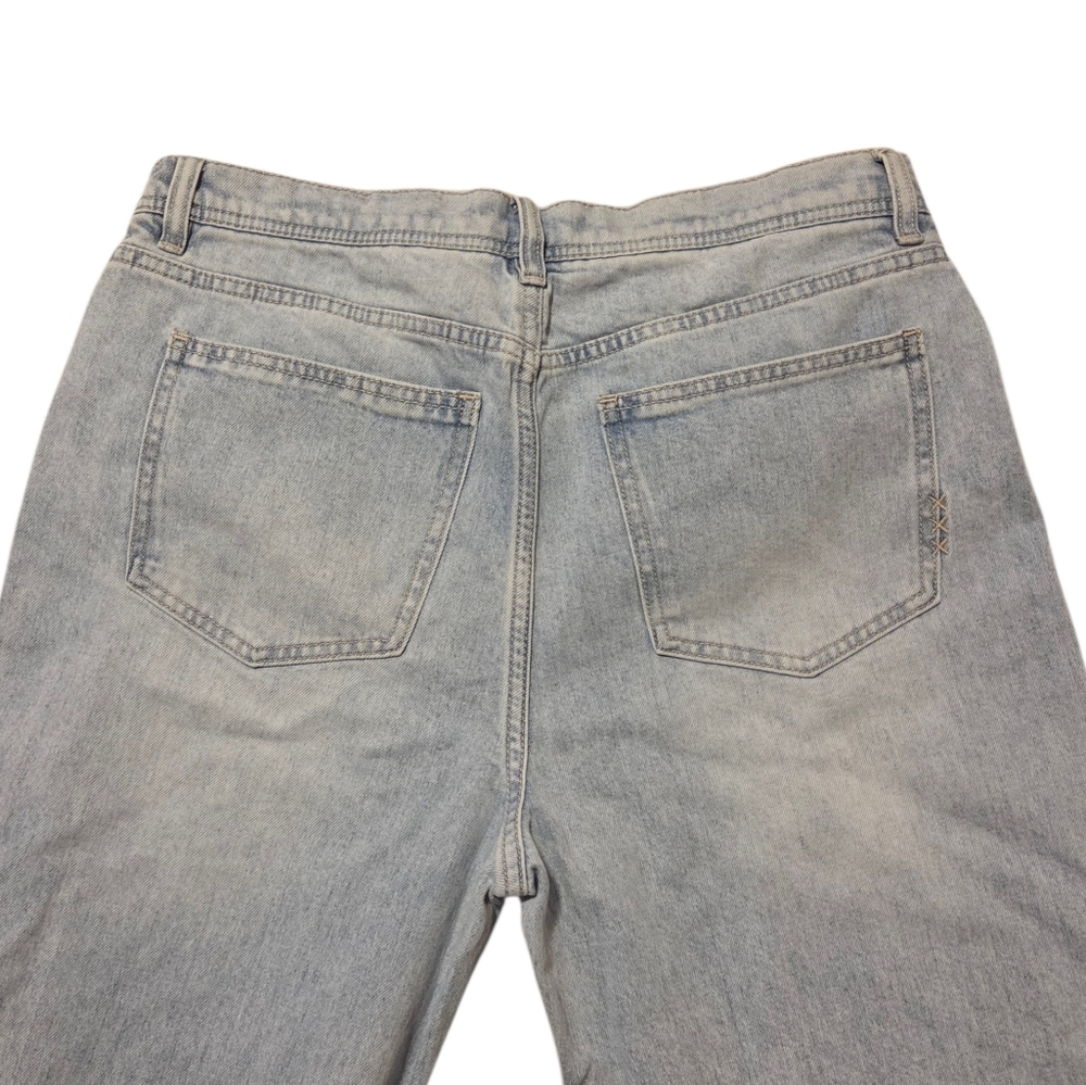 Scotch & SODA The Sky High Waist Straight Wide Leg Jeans Stone Wash Blue 10 / 30 - Picture 12 of 12